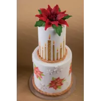 Estêncil com padrão de vela