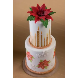Estêncil com padrão de vela