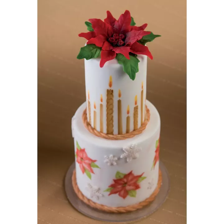 Estêncil com padrão de vela