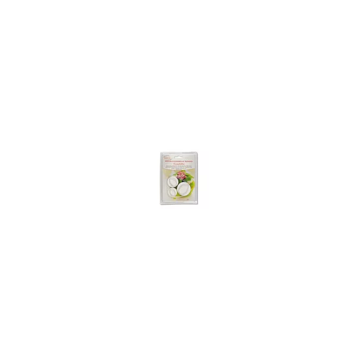 Emporte Piece Ejecteur Feuilles de Rose X3