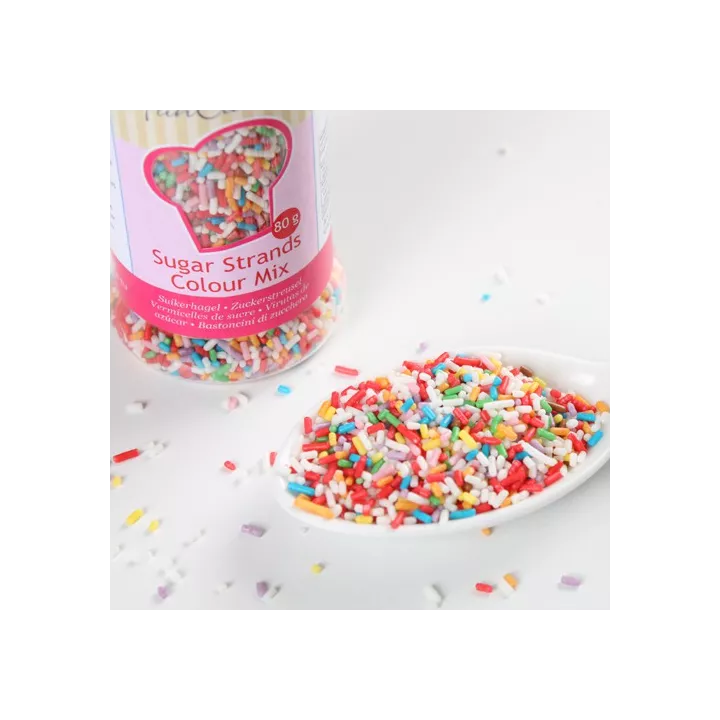 Microsfere di zucchero rosa chiaro