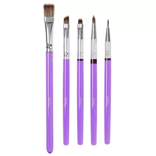 Set di 5 pennelli per decorare torte