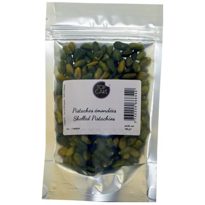 Pistaches émondées vertes