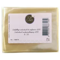 Embalagem para doces x 100 Retângulo 8x10 - PATICREA