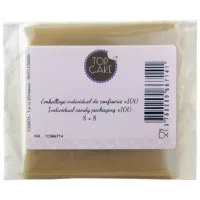 Emballages confiserie x 100 - Carré de 8 - PATICREA