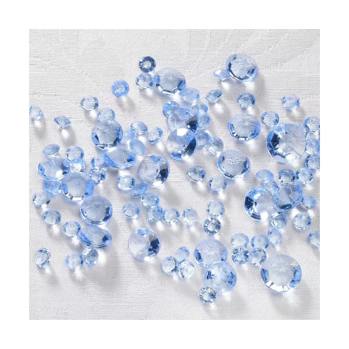Diamante da tavolo blu da scatter