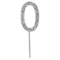 Número 0 em strass*