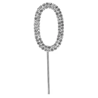Esperluette topper "&" en strass