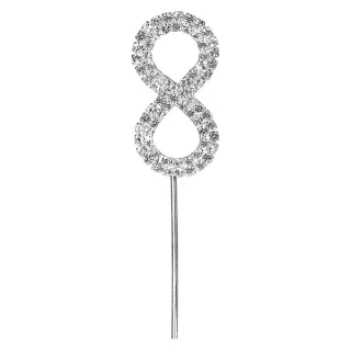 Numero 8 in strass