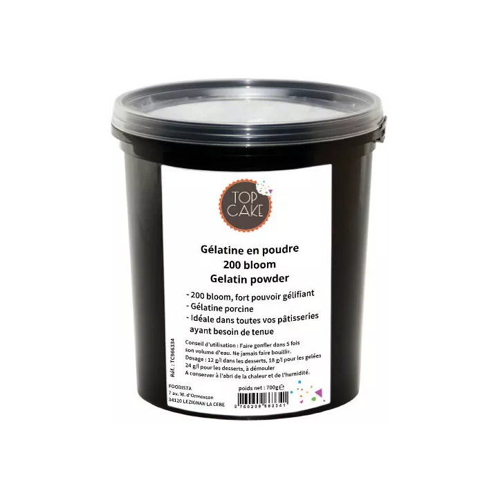 Gélatine en poudre 200 bloom 700g*