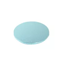 Base rotonda spessa blu, 25 cm