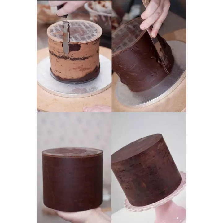 2 Plateaux à ganache angles droits 10 cm