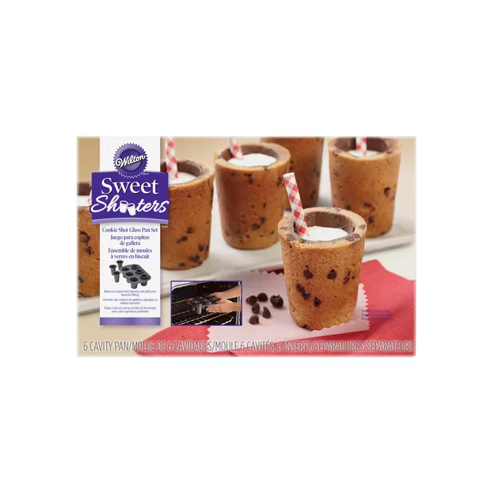 Moules pour 4 verres en biscuits
