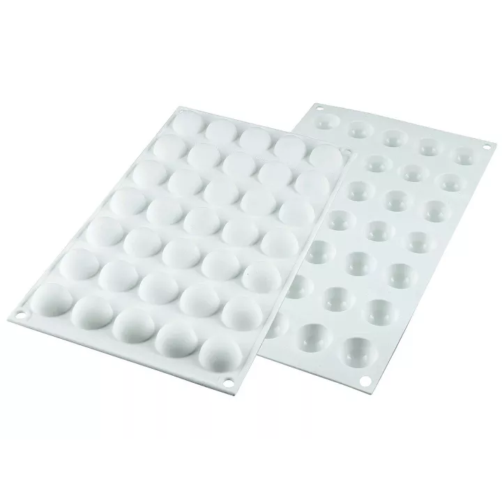 35 micro dômes - Moule Silikomart Professionnel