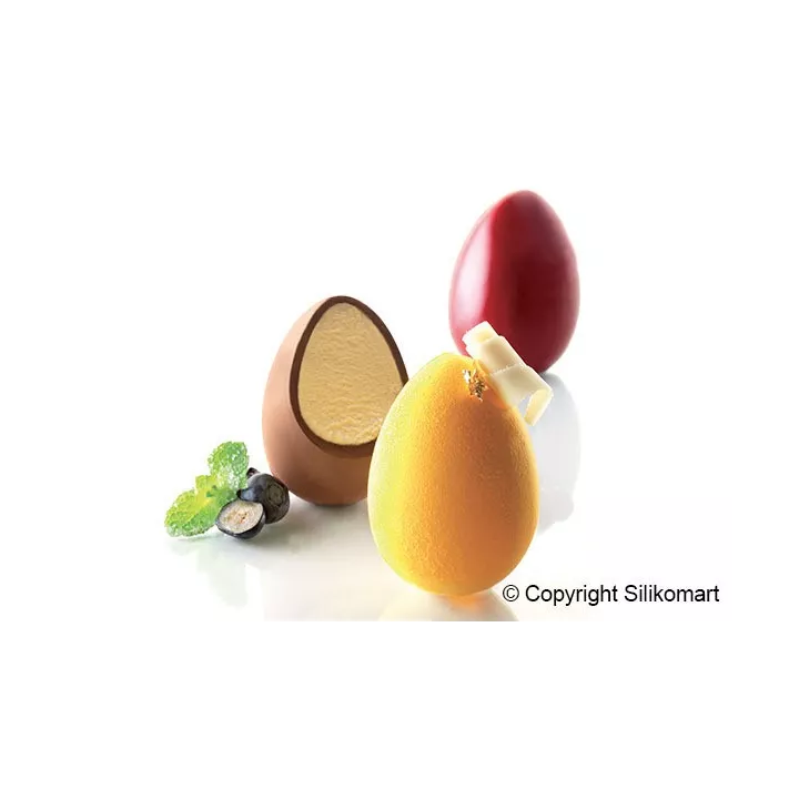 5 oeufs - Moule Silikomart Professionnel
