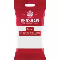 Pasta de açúcar extra branca Renshaw 250g