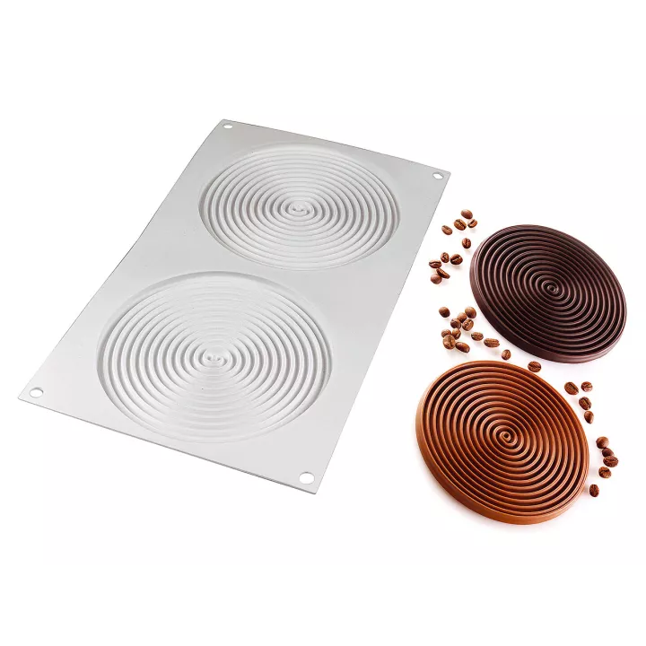Moule 2 Tourbillons - Moule silikomart professionnel