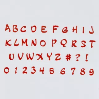 Emportes-pièces alphabet et chiffre Magic