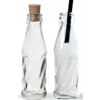 3 mini bottiglie di cola in vetro*