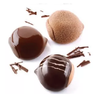Moule 6 Marrons - Moule Silikomart Professionnel