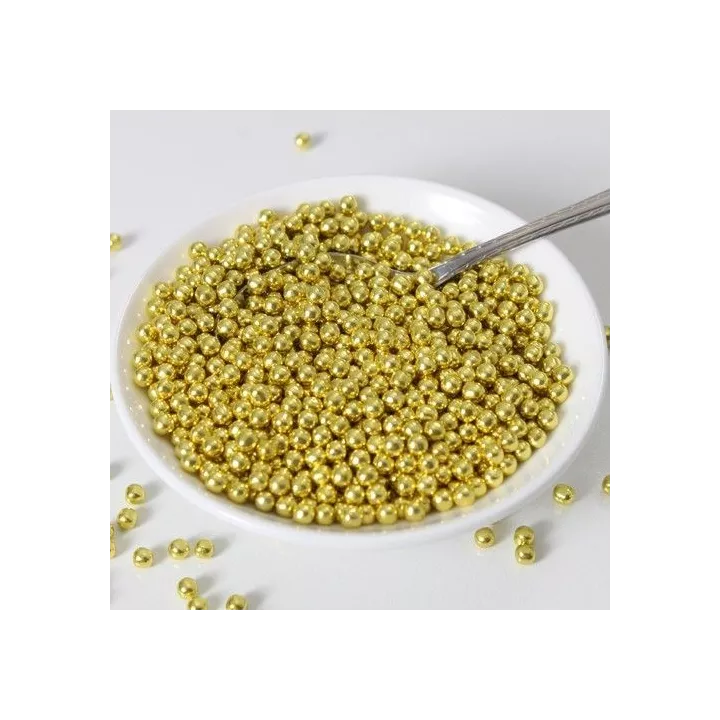 Perles en sucre Dorées Funcake