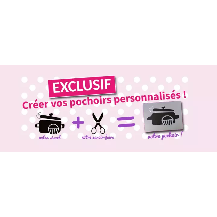 Découpe de pochoir sur mesure