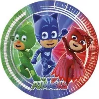 8 Pratos Pyjamasques 20 cm*
