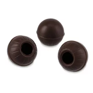 Boules Creuses Noir Valrhona - Gamme Structura