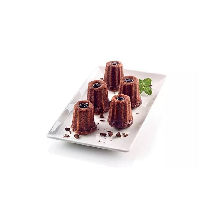 Moule à cannelés en silicone 4.5 cm