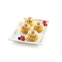 Forma Silikomart SF058 Gugelhopf/Kouglof para bolos com listras de tigre