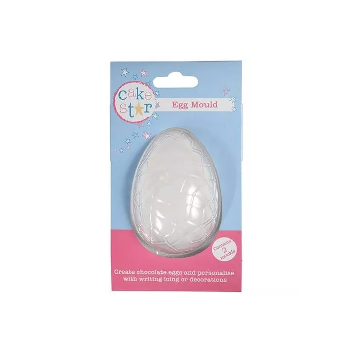 Molde grande para huevos de chocolate 3D
