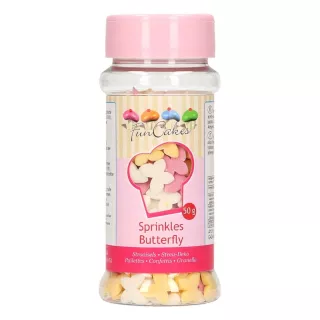 Mini Papillons en sucre 50g Funcake