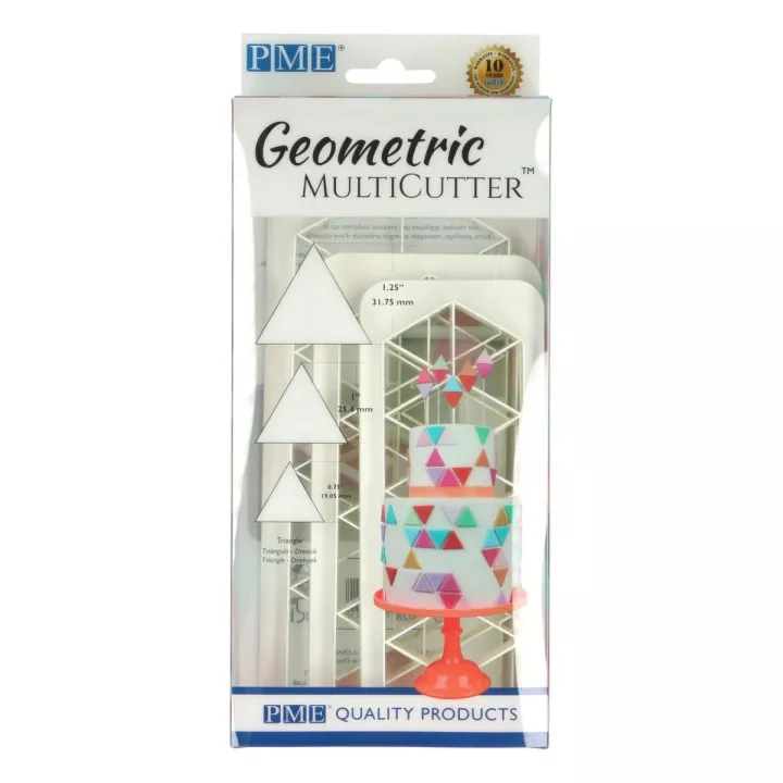 Découpoir Géométrique Triangle set de 3