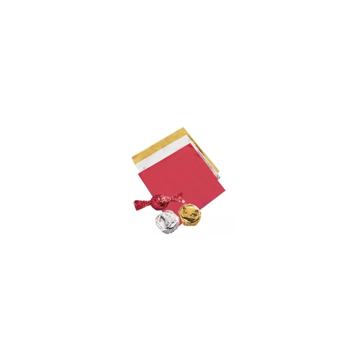 Серебряные обертки для конфет Wilton