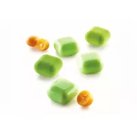 15 quadrados abaulados - Molde profissional Silikomart