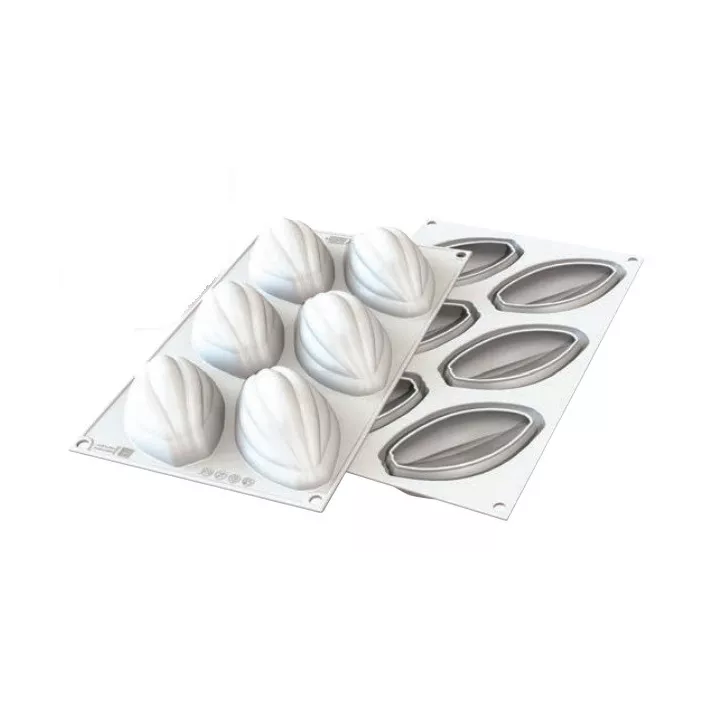 6 Cabosses Cacao- Moule Silikomart Professionnel