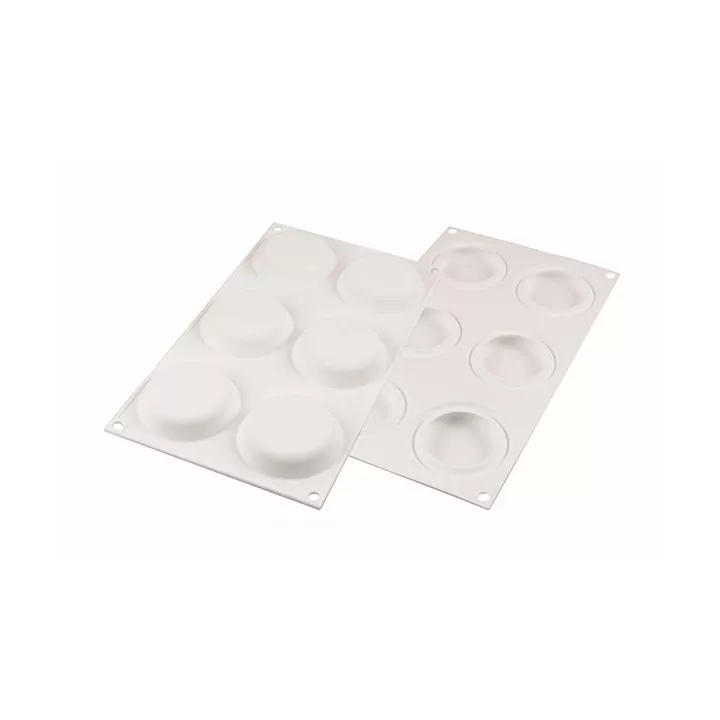 Kit 6 Tartelettes 80 - Moule Silikomart Professionnel