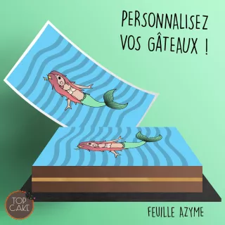 Impression sur feuille azyme