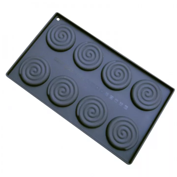 Ipnosi 8-cavity Pavoni silicone mold