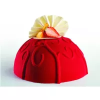 Molde Cúpula Arabesca de Silicone Pavocake - Pavoni R