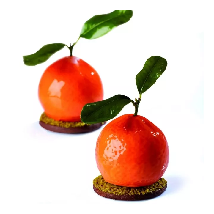 Moule Mandarine Pavoni en Silicone