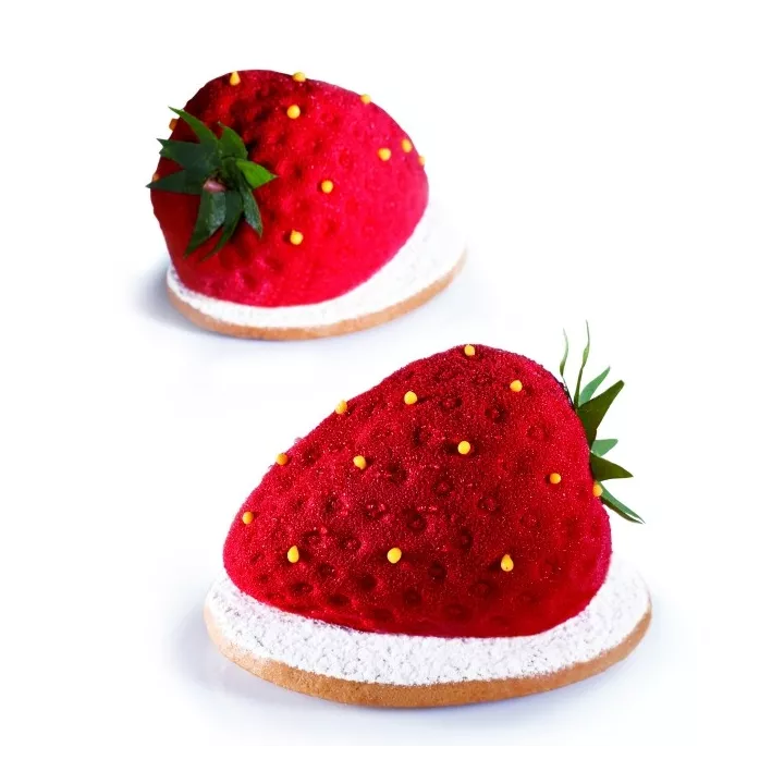 Moule Fraise Pavoni en Silicone