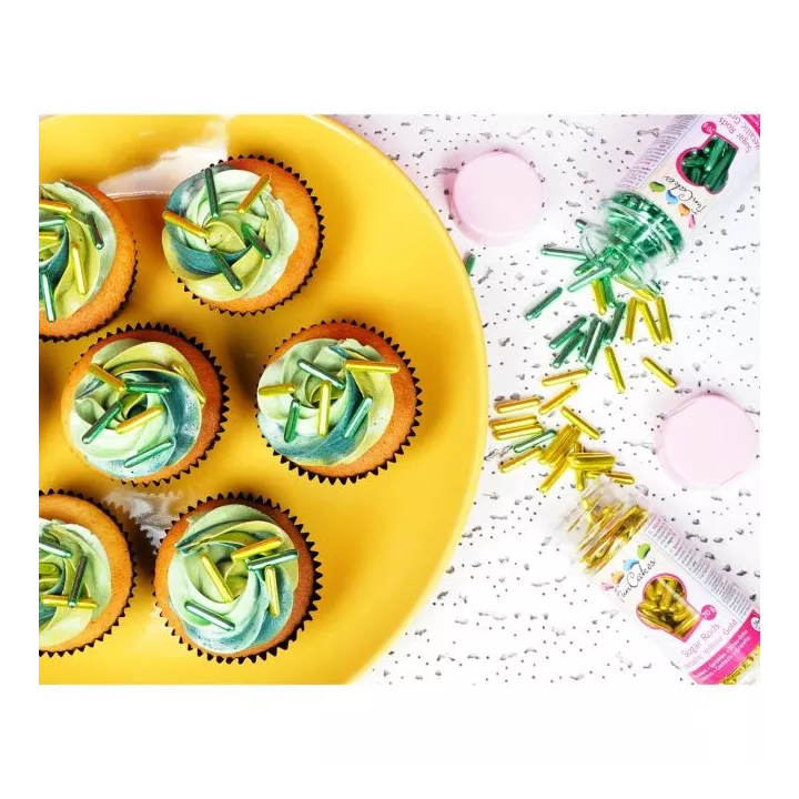 Bâtonnets en sucre Argent Funcake