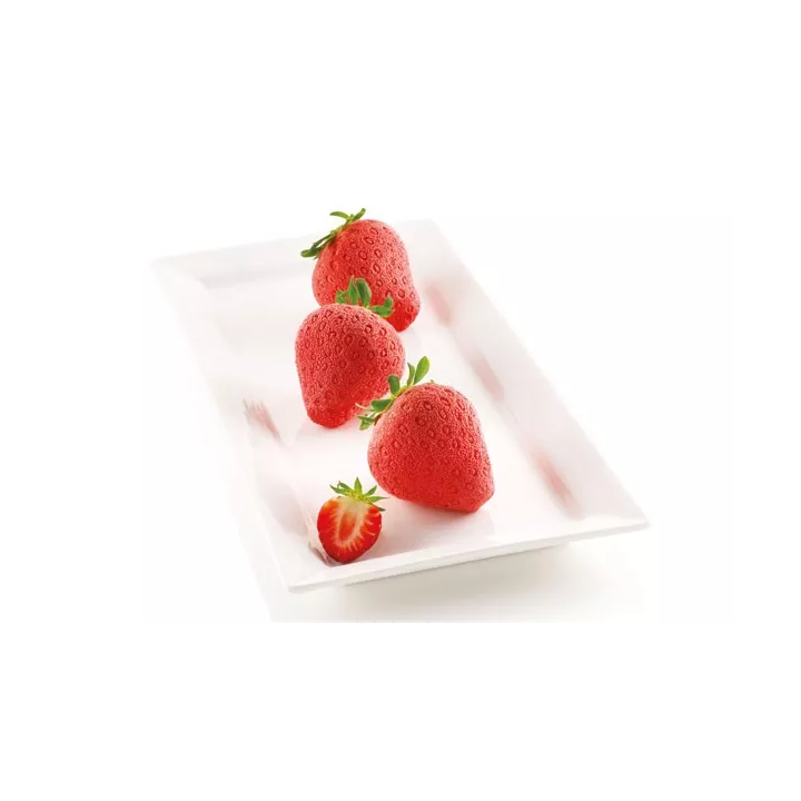 Moule Fraise - Fragole e Panna - Silikomart