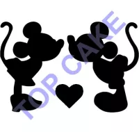 Molde do Mickey e da Minnie*
