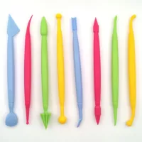 Conjunto de 8 ferramentas para modelagem em pasta de açúcar
