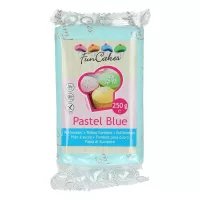 Pasta de açúcar azul pastel FunCakes 250g