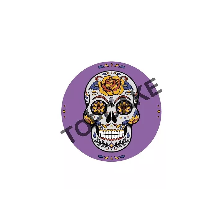 Feuille Azyme Crâne Mexicain