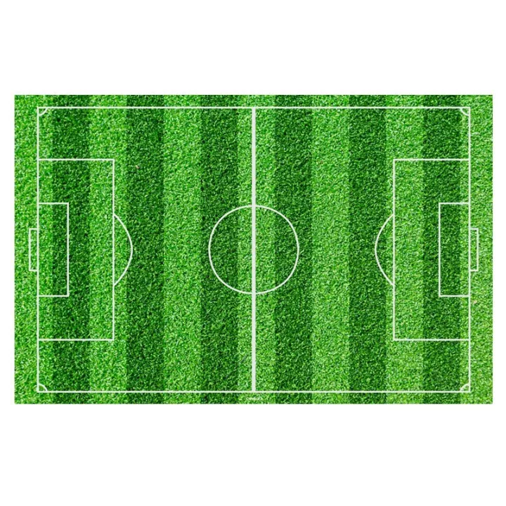 Terrain de Foot en sucre 20 x 30 - TopCake