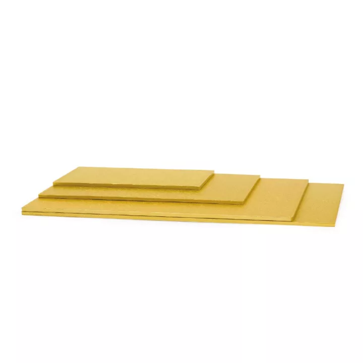 Sfondo rettangolare dorato 40 x 30 cm
